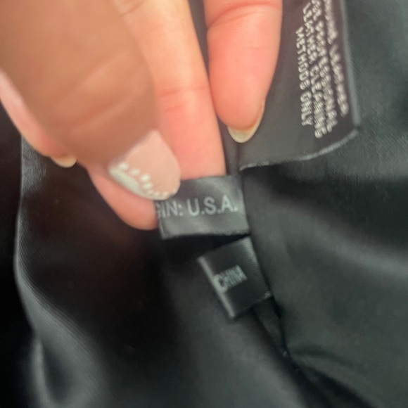 Brisa Collection Women's Black Leather Coat with Faux Fur Collar - Picture 11 of 12